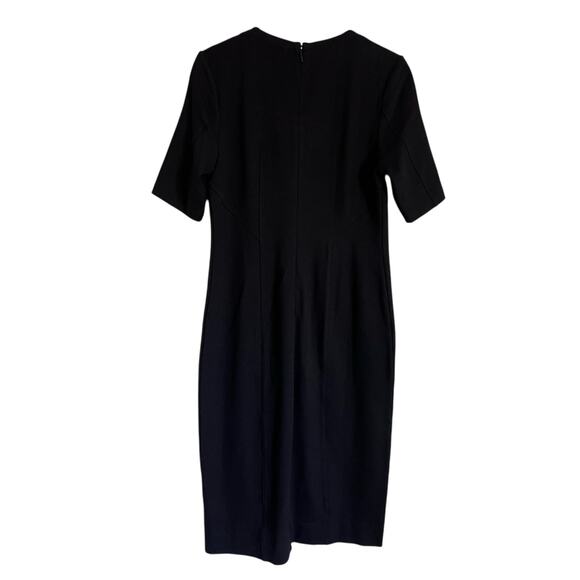 Cabi Claire Sheath Dress Black Ponte Knit Size 4 style 3101 - Picture 4 of 8